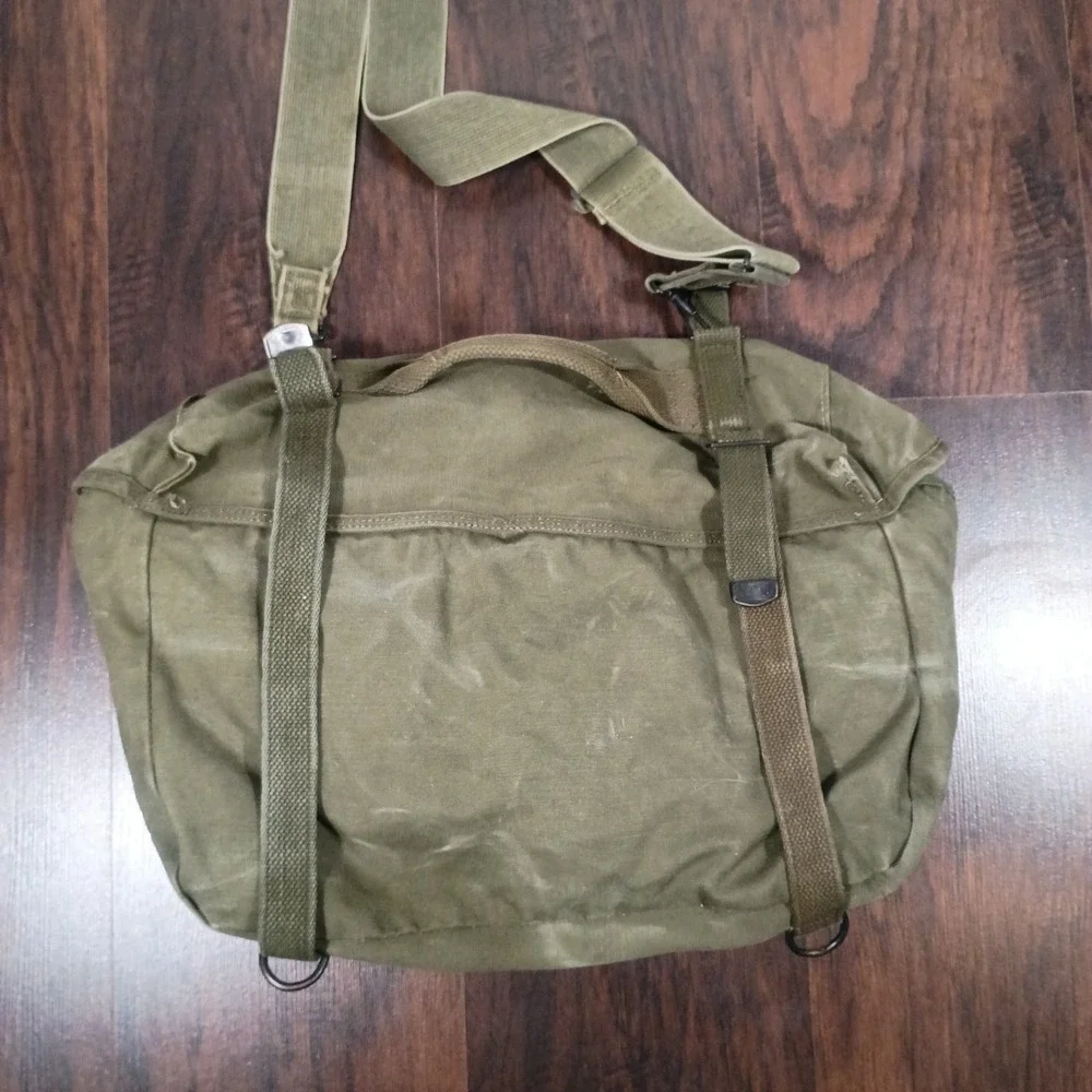 1951 US Army M1945 Field Pack Lower Green  Cargo Pack Musette Messenger Bag